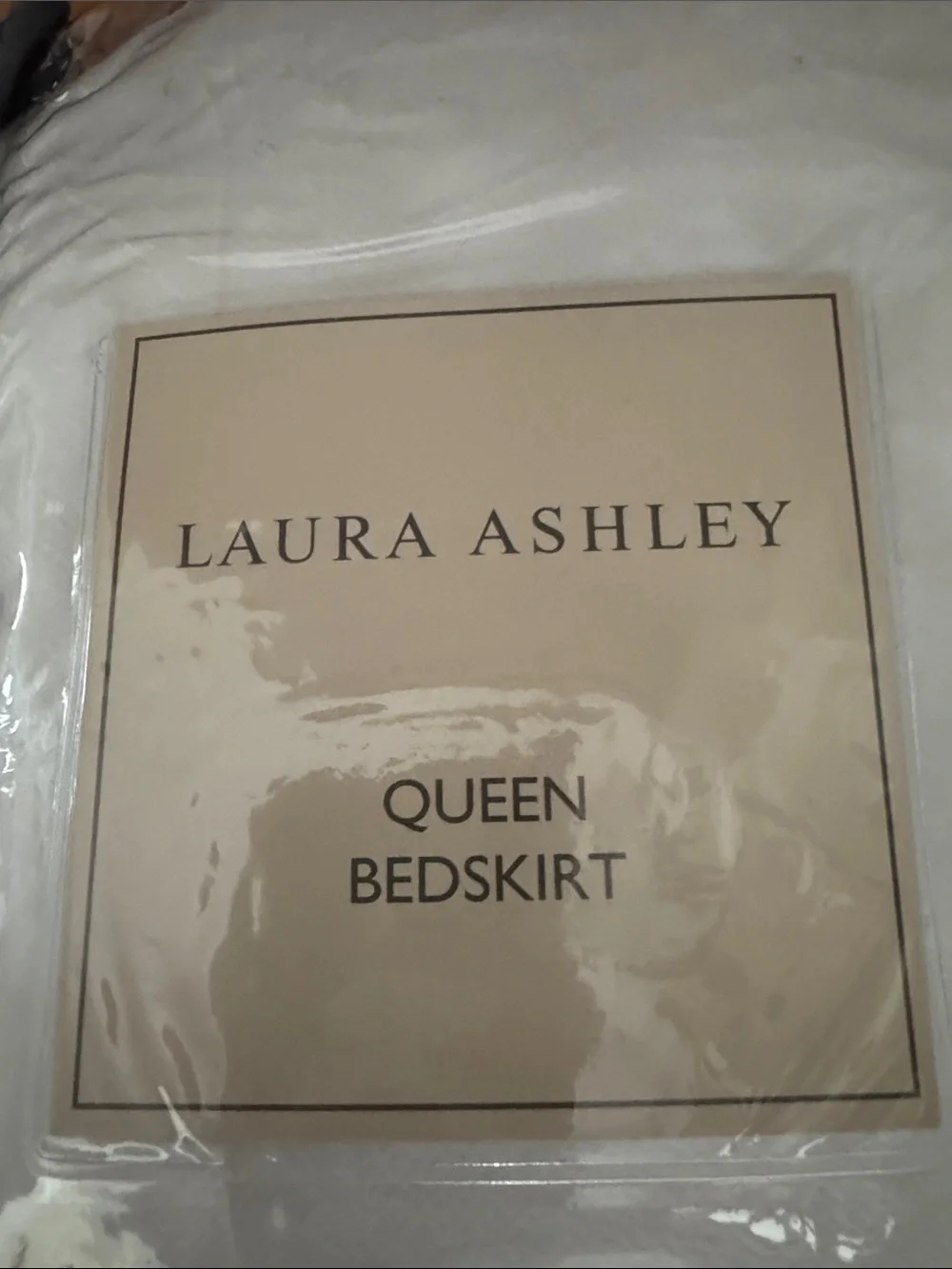 Laura Ashley Queen Bedskirt in white